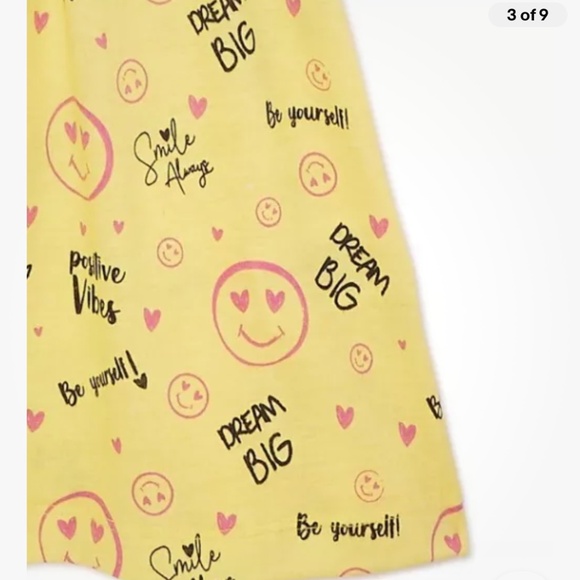 Miss Pink Girls Yellow Dream Big Sleeveless Dress Size 7 NEW - Picture 3 of 9